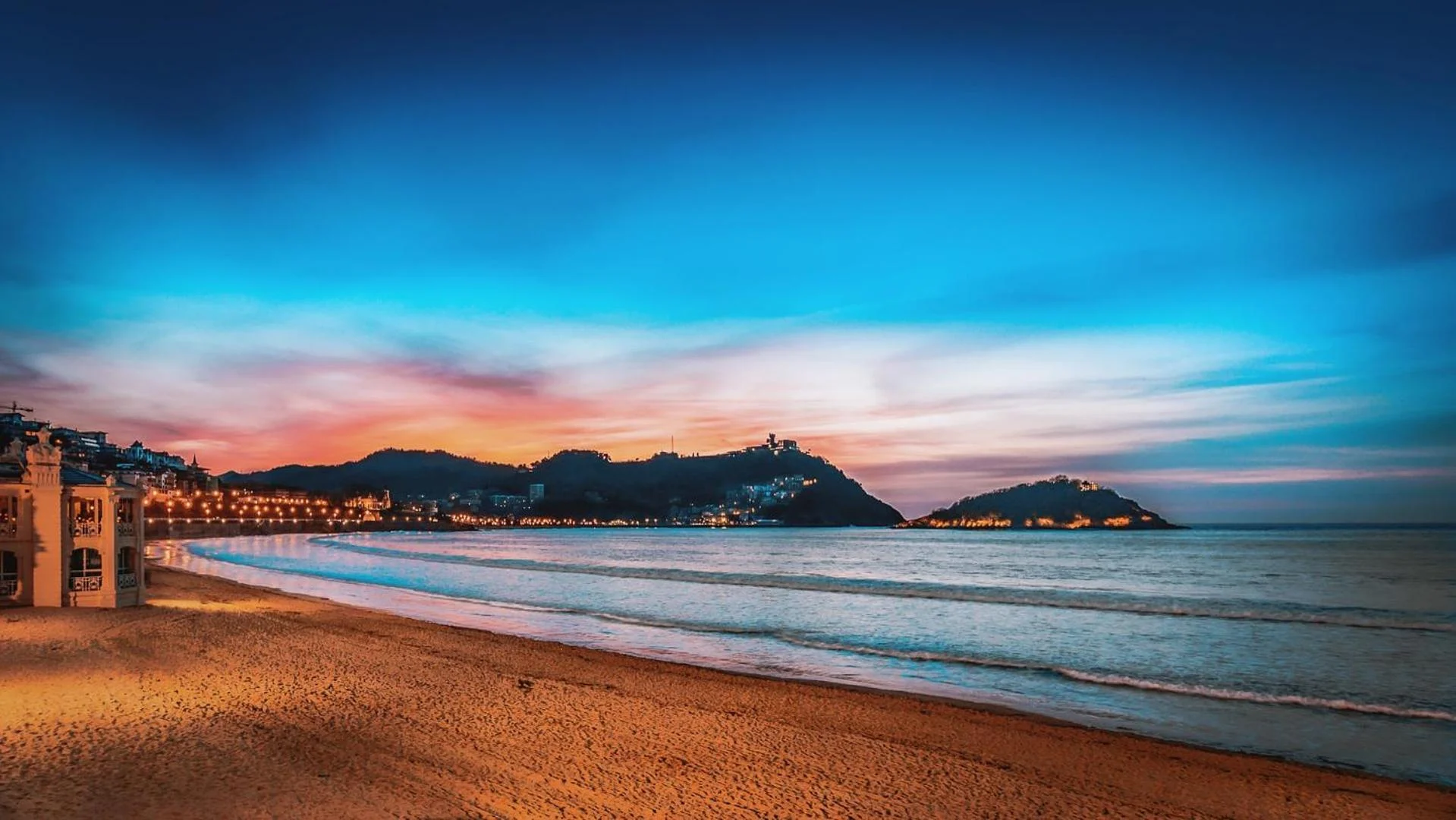 La Concha Beach in San Sebastián